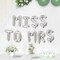 (Mr & Mrs and Miss to Misses) 16 inch balloons with 4 color choices